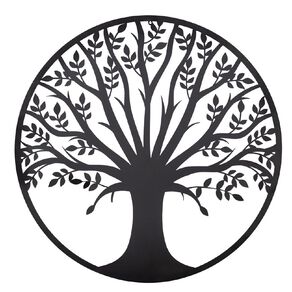 Urban Green Wall Art Tree of Life 60cm Black