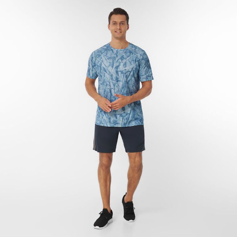 Active Intent Men's Grid Active Tee, Blue Light, hi-res