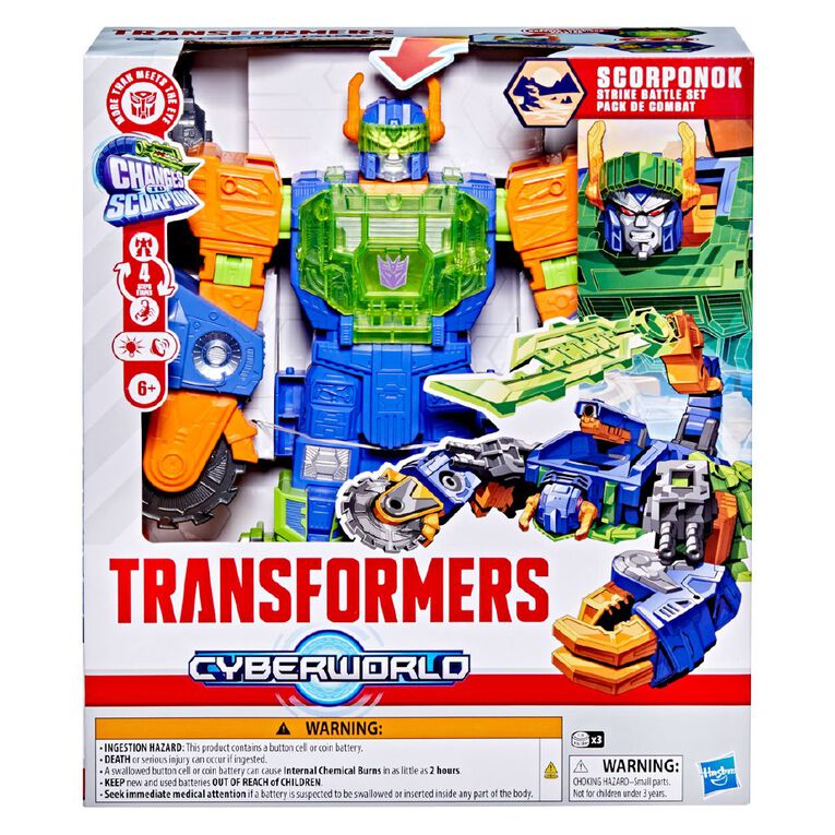 Transformers Cyberworld Scorponok Strike Battle, , hi-res