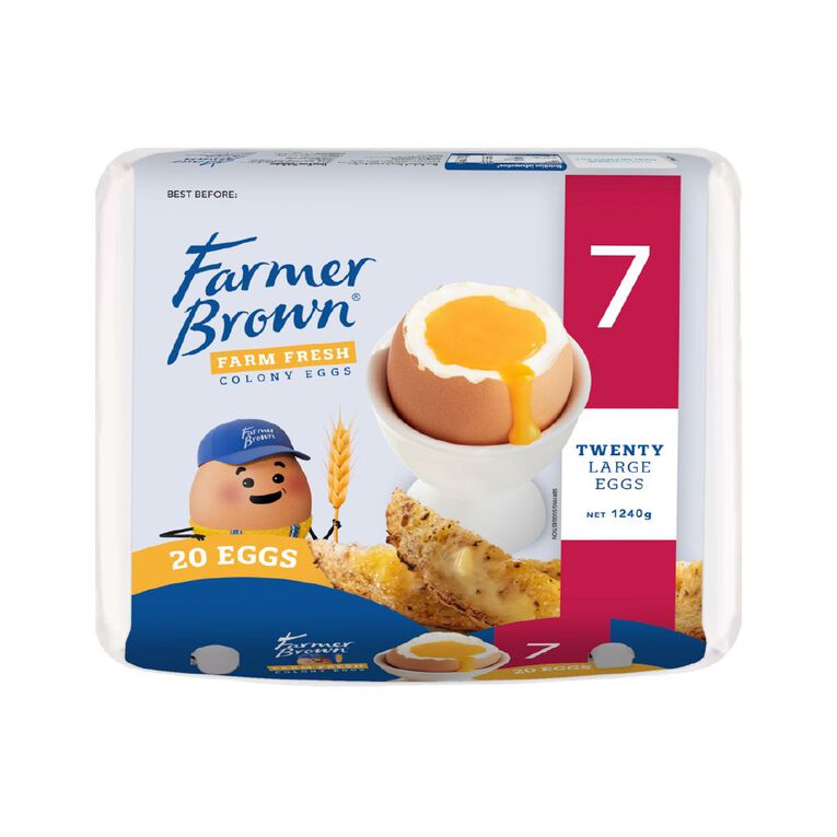 Farmer Brown Colony Eggs 20 Pack, , hi-res