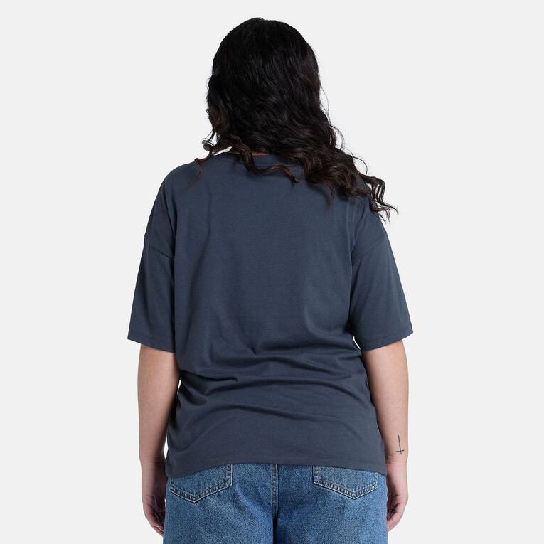 Women's Oasis BF Tee, Grey Dark, hi-res