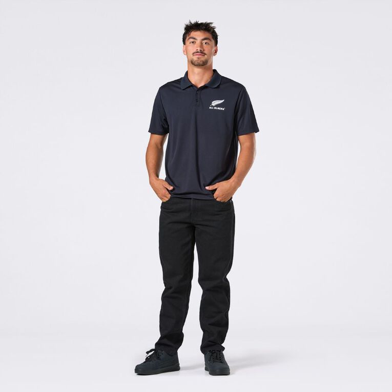 All Blacks Men's Polo, Black, hi-res
