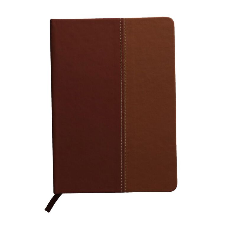 Uniti Stationery A5 Stitch Brown Notebook, , hi-res