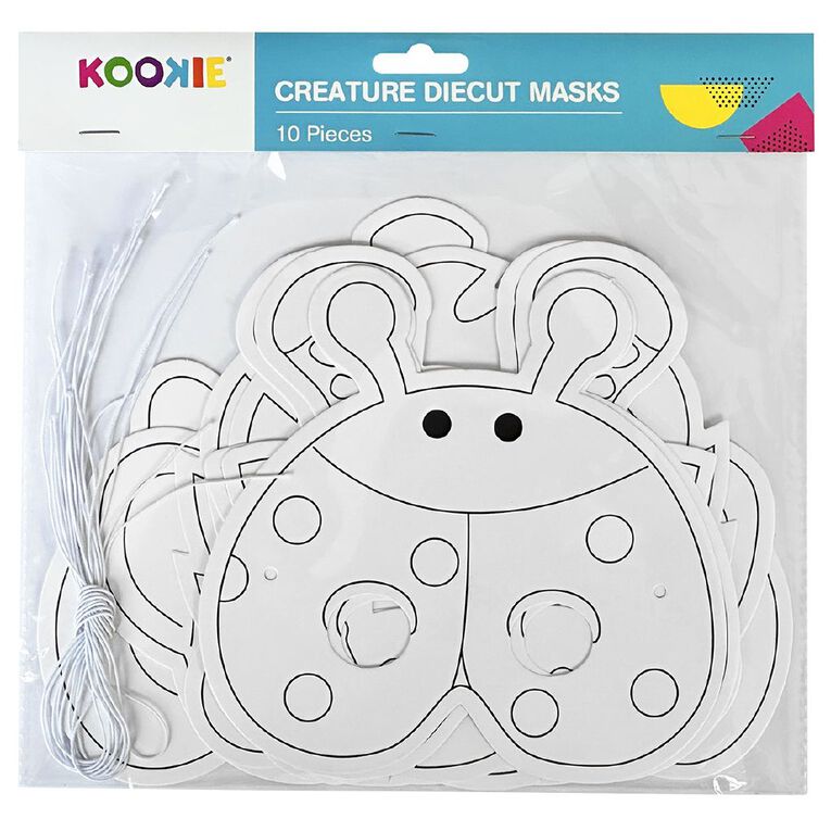 Uniti Diecut Masks 10 Pack 10 Pack, , hi-res