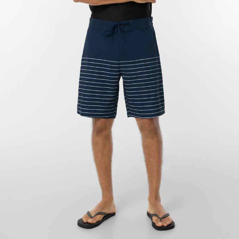 H&H Men's Stretch 9 Inch Boardshorts, Blue Dark, hi-res