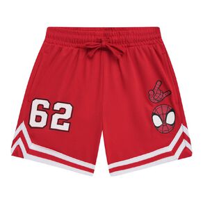 Spider-Man Preschool Printed Mesh Shorts