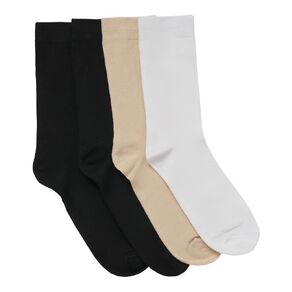 H&H Women's Crew Bamboo Socks 4 Pack
