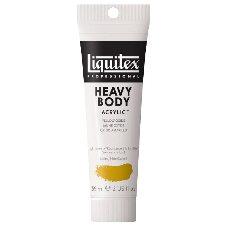 Liquitex Heavy Body Acrylic 59ml Yellow Oxide, , hi-res