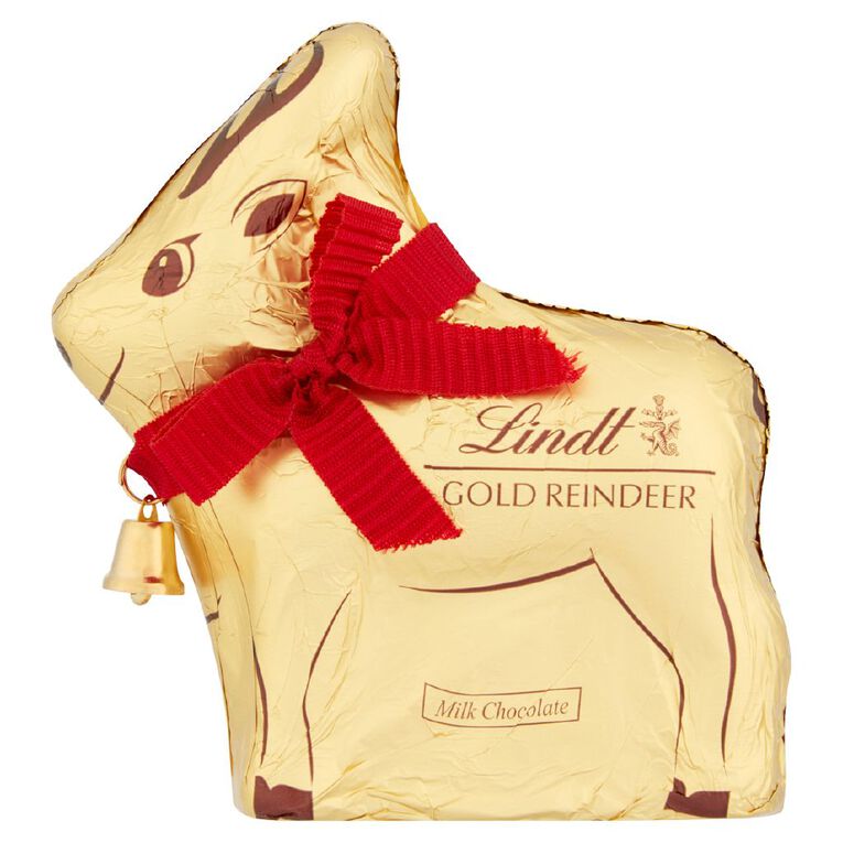Lindt Gold Reindeer 100g, , hi-res