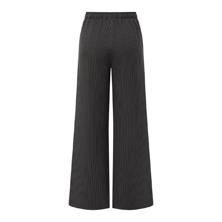 H&H Women's Pinstripe Wide Leg Pants, Grey Dark, hi-res