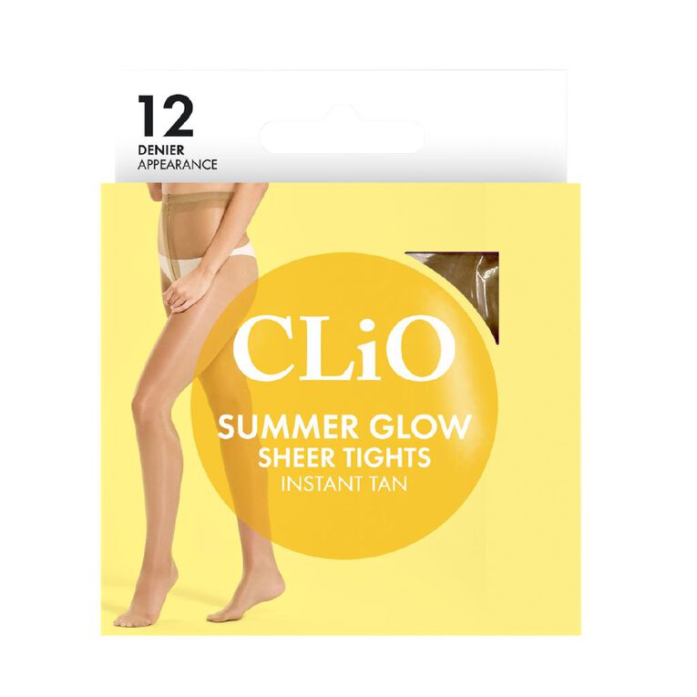 Clio Girls' Summer Glow Tights 1 Pair, Natural, hi-res