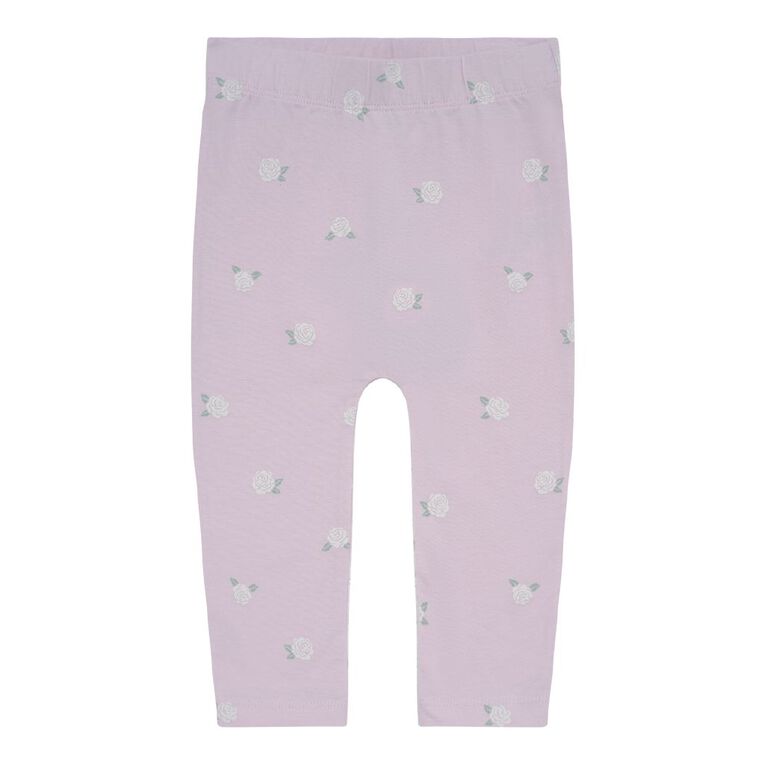Young Original Babies' Print Leggings 3 Pack, Pink Light, hi-res