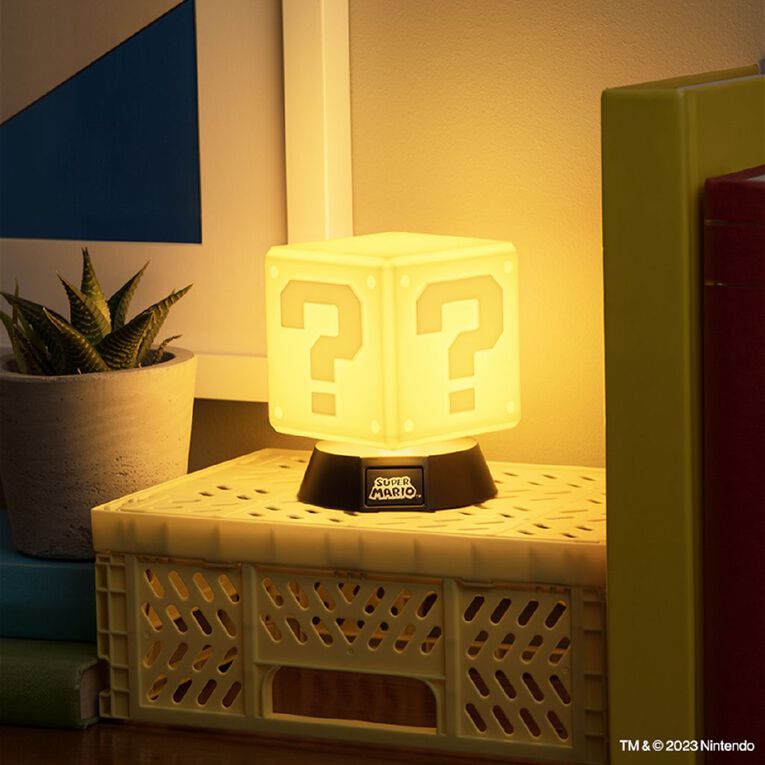 Paladone Super Mario Question Block Icon Light, , hi-res
