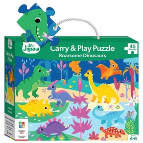 Junior Jigsaw Carry & Play: Roarsome Dinosaur