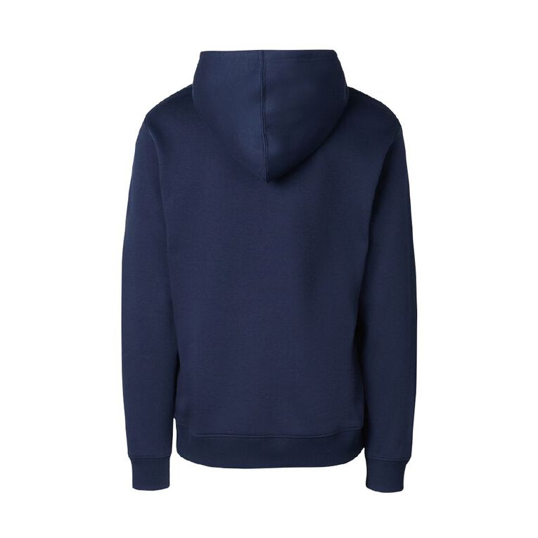 H&H Men's Plain Hoodie Sweatshirt, Blue Dark, hi-res