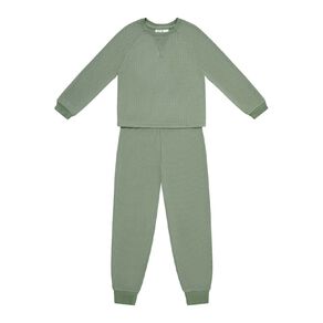 H&H Boys' Waffle Pyjama Set