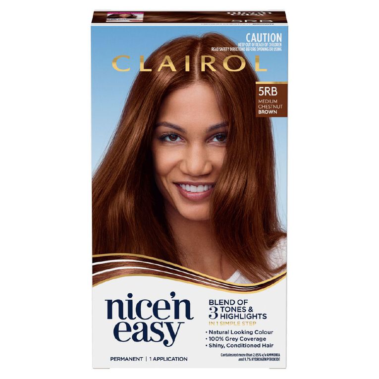 Clairol Nice n Easy 5RB Med Chestnut Brown, , hi-res