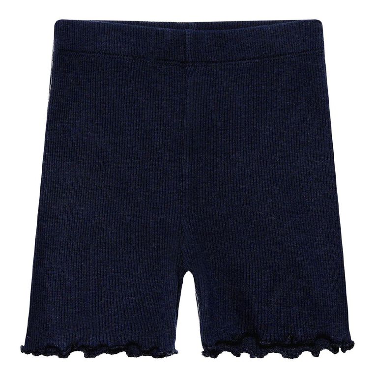 Young Original Preschool Plain Bike Shorts, Blue Dark, hi-res