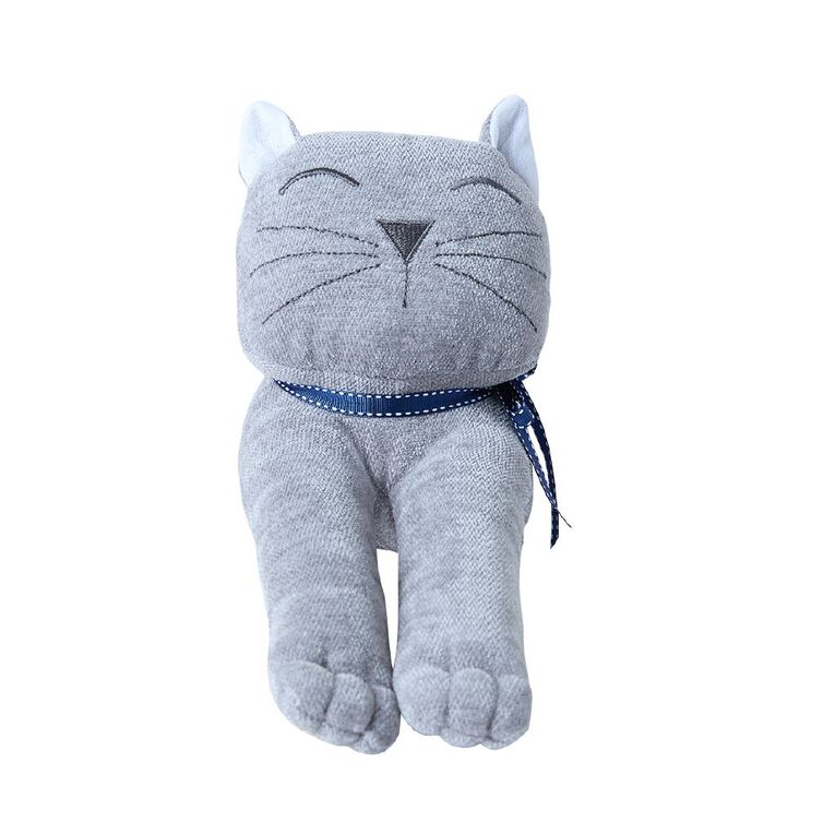 Living & Co Draught Stop Cat Grey One Size, , hi-res