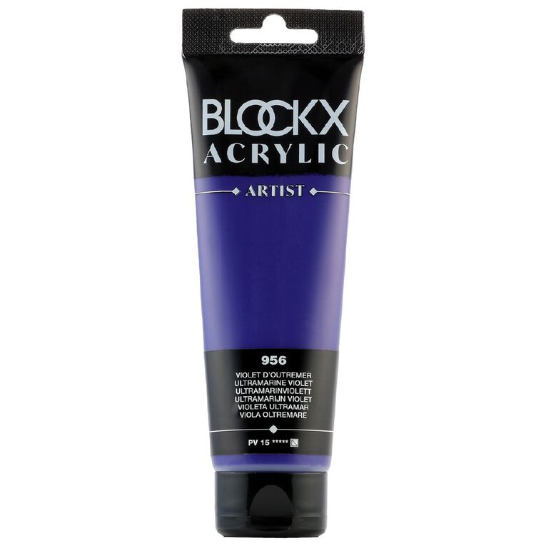 BLOCKX Acrylic Tube Ultramarine Violet 120ml, , hi-res