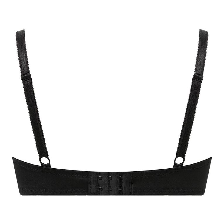 H&H Women's Bella Print & Lace Contour Bra, Black, hi-res