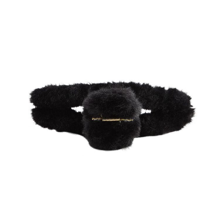 Fluffy Clip Black, , hi-res