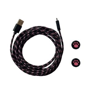 Playmax Pink Taboo PS4 Play and Charge Elite Kit