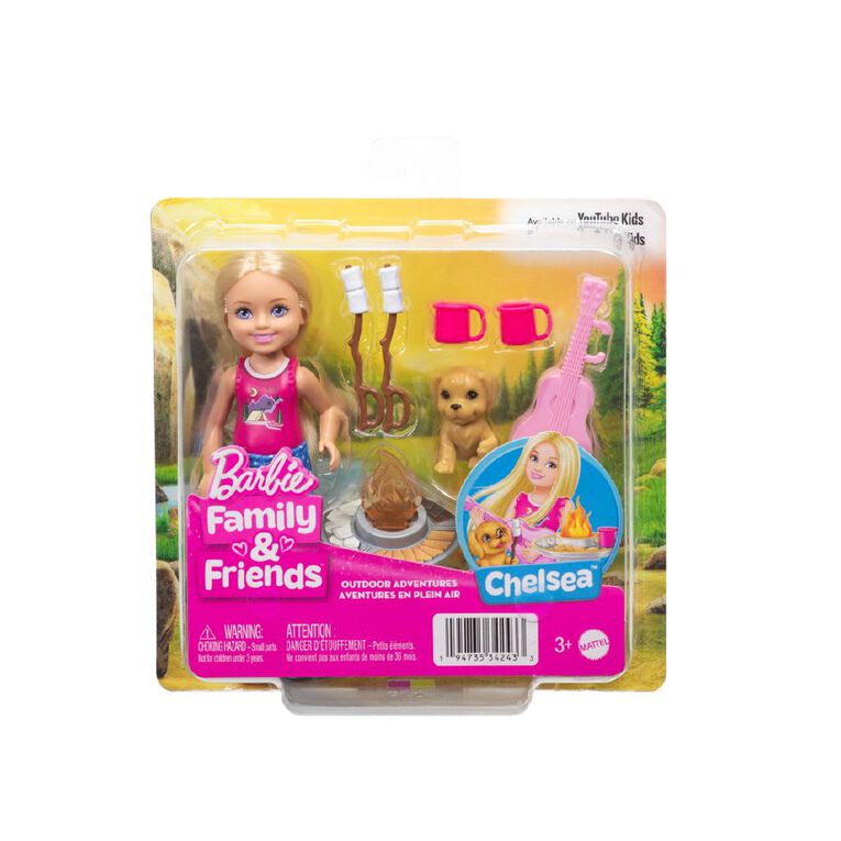 Barbie Outdoor Adventures Chelsea Doll, , hi-res