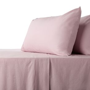 Living & Co 100% Washed Cotton Sheet Set
