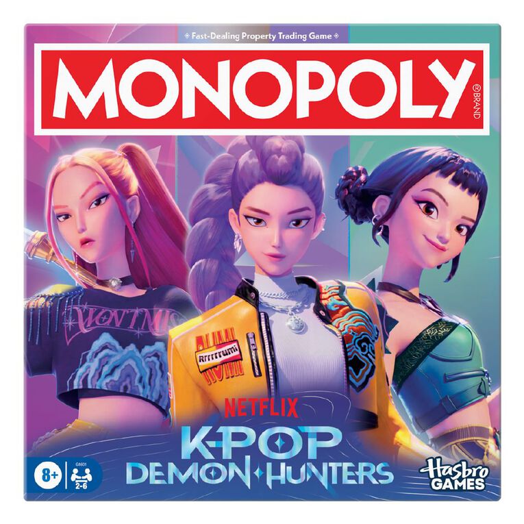 Hasbro KPop Demon Hunters Monopoly, , hi-res