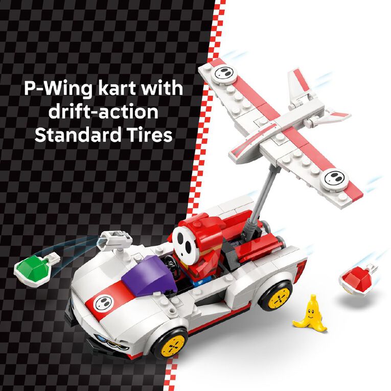 LEGO Super Mario Mario Kart Shy Guy & P-Wing 72045, , hi-res