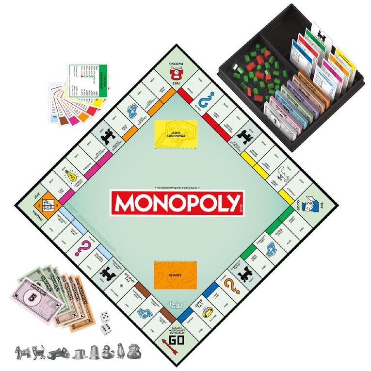 Hasbro Monopoly Classic Board Game, , hi-res
