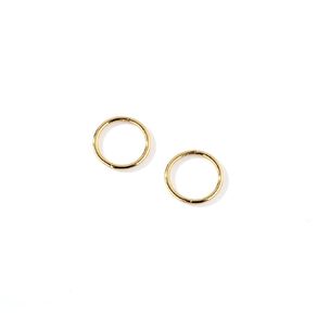 Sterling Silver Gold Plated Sleeper Earrings