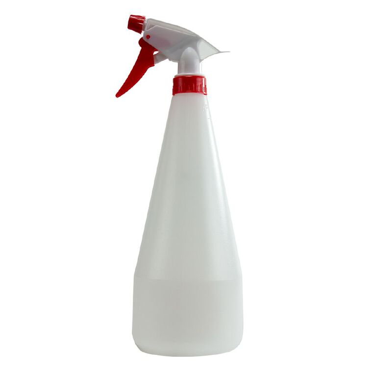 Living & Co Plastic Spray Bottles 1L White 3 Pack, , hi-res