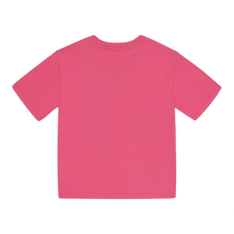 Young Original Short Sleeve Sequin Tee, Pink Mid, hi-res