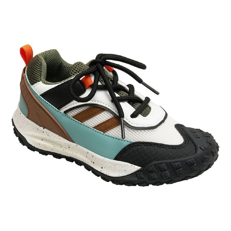 Active Intent Senior Kids' Timmy Trainers, Multi-Coloured, hi-res