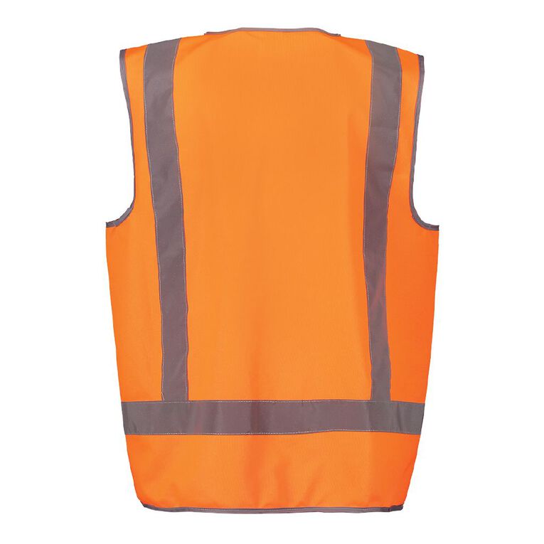 Rivet Hi Vis Vest, Orange, hi-res