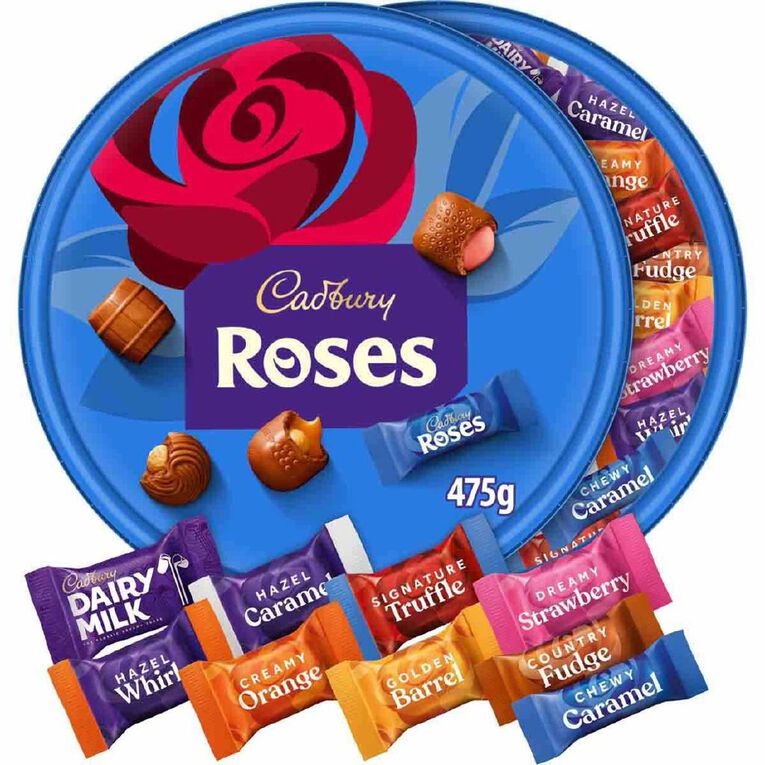 Cadbury Roses Tub 475g, , hi-res