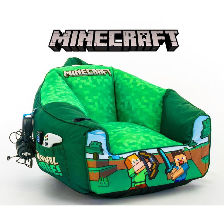 Minecraft Bean Bag Puff Chair, , hi-res