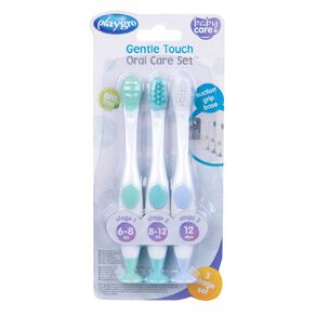 Playgro Baby Toothbrush Oral Care Set