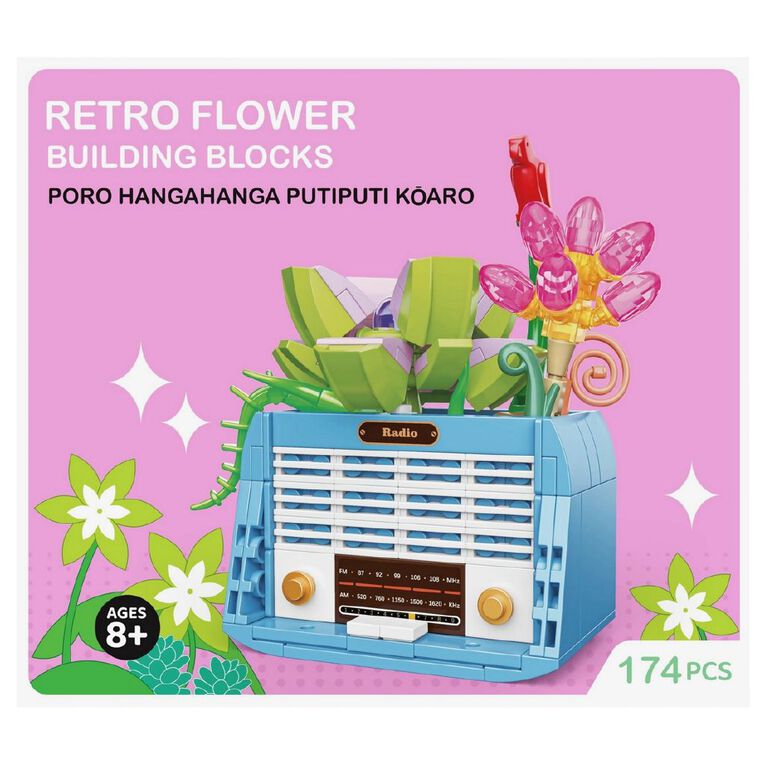 Retro Flower Building Block Assorted, , hi-res