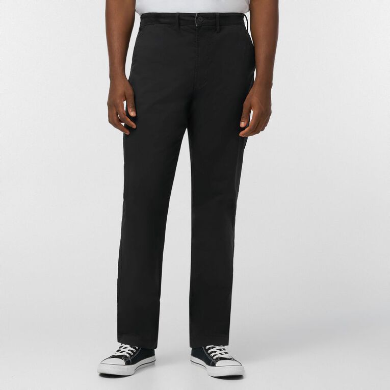 H&H Men's Chino Pants, Black, hi-res