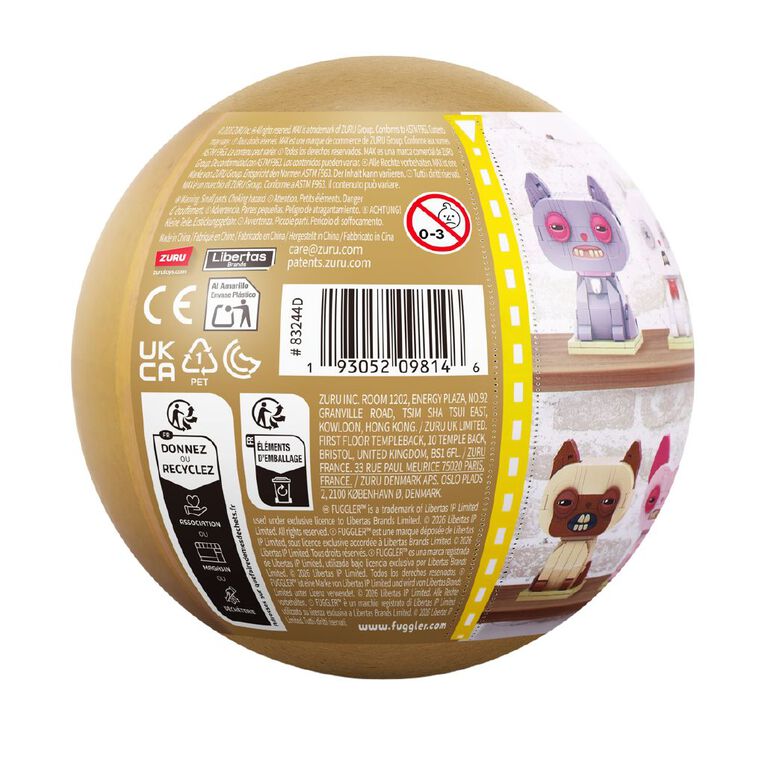 Zuru Max Premium Series 1 Fuggler Alley Cats Cheezee, , hi-res