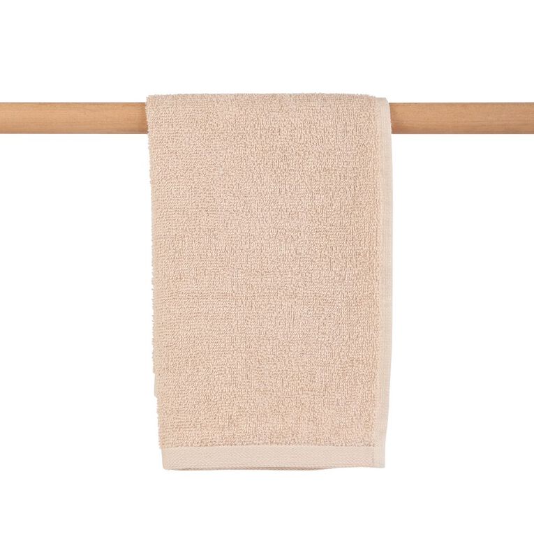 Living & Co Everyday Hand Towel Sand 40cm x 65cm, , hi-res