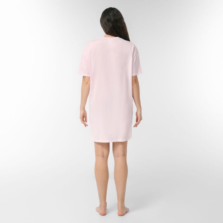 Minnie Mouse Boxy T-Shirt Nightie, Pink Light, hi-res