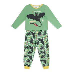How to Train your Dragon Toothless Boys' Knit Pyjama Set