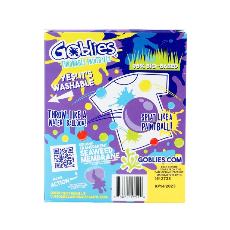 Goblies Throwable Paintballs 40 Pack Purple Mid, , hi-res