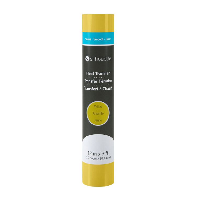 Silhouette Heat Transfer Vinyl 12in x 3ft Yellow, , hi-res