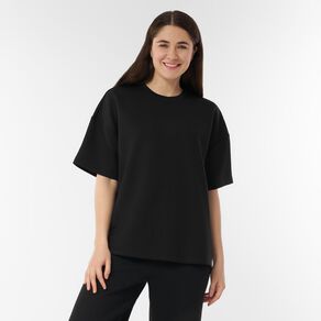 H&H Women's Short Sleeve Scuba Crew Tee