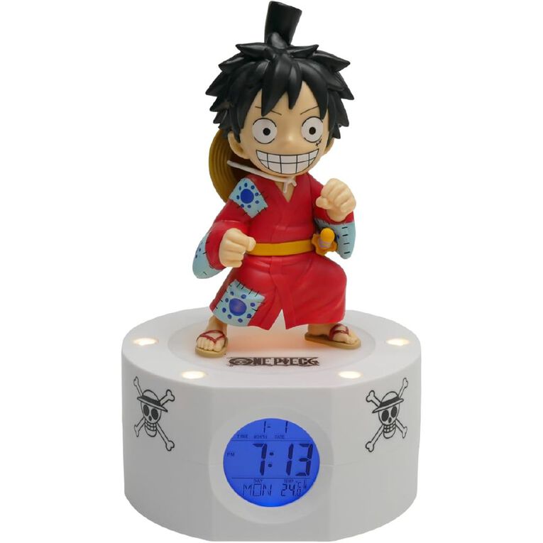 Teknofun One Piece Wano Kuni Luffy alarm Clock, , hi-res